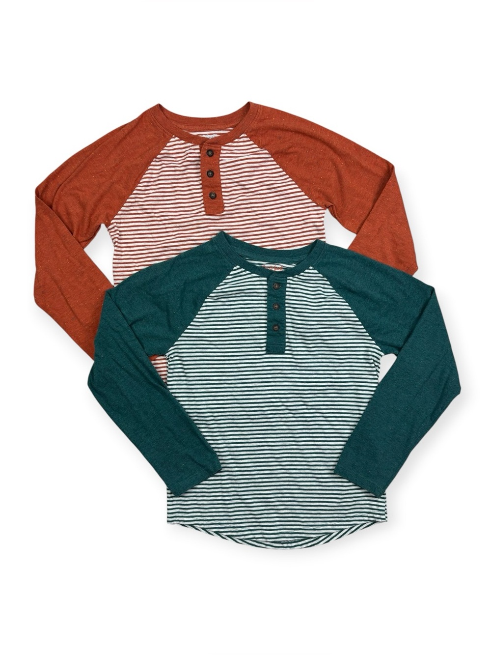 Cat & Jack Long Sleeve Striped Shirt Bundle 8-10